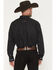 Image #4 - Ariat Men's Wrinkle Free Asher Geo Print Long Sleeve Button-Down Western Shirt - Tall, Black, hi-res