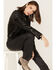 Double D Ranch Women's Solstice Ceremony Leather Jacket, Black, hi-res