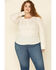 Image #2 - Levi's Women's Moleskin High Rise Wedgie Skinny Jeans - Plus, Blue, hi-res