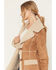 Image #2 - Panhandle Slim Women's Berber Lined Microsuede Coat, Camel, hi-res