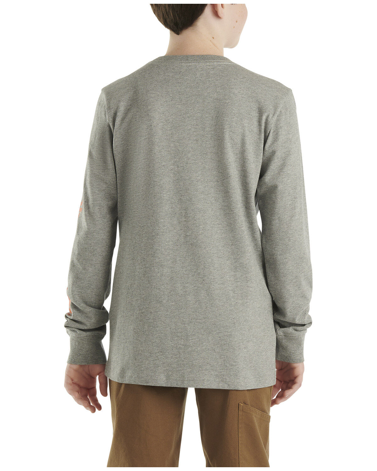 Product Name:  Carhartt Boys' Logo Long Sleeve Pocket T-Shirt