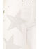 Image #2 - Vibrant Denim Women's Rhinestone Star High Rise Wide Leg Jeans, White, hi-res