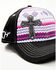 Image #2 - Cowgirl Hardware Women's Sequin Cross Ball Cap, Black, hi-res