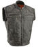 Image #4 - Milwaukee Leather Men's Distressed 2 In 1 Motorcycle Jacket - 4X, Brown, hi-res