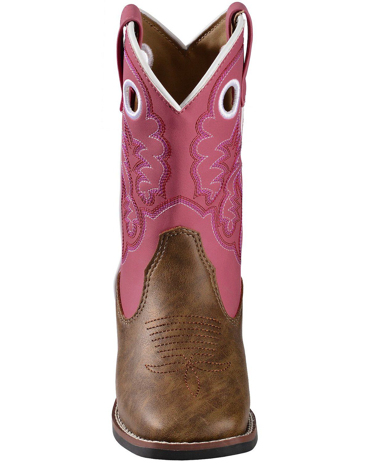 Image #4 - Laredo Kid's Mahaska Square Toe Western Boots, Tan, hi-res