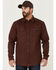 Cody James Men's FR Tartan Plaid Print Long Sleeve Snap Work Shirt , Brown, hi-res