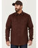 Image #1 - Cody James Men's FR Tartan Plaid Print Long Sleeve Snap Work Shirt , Brown, hi-res