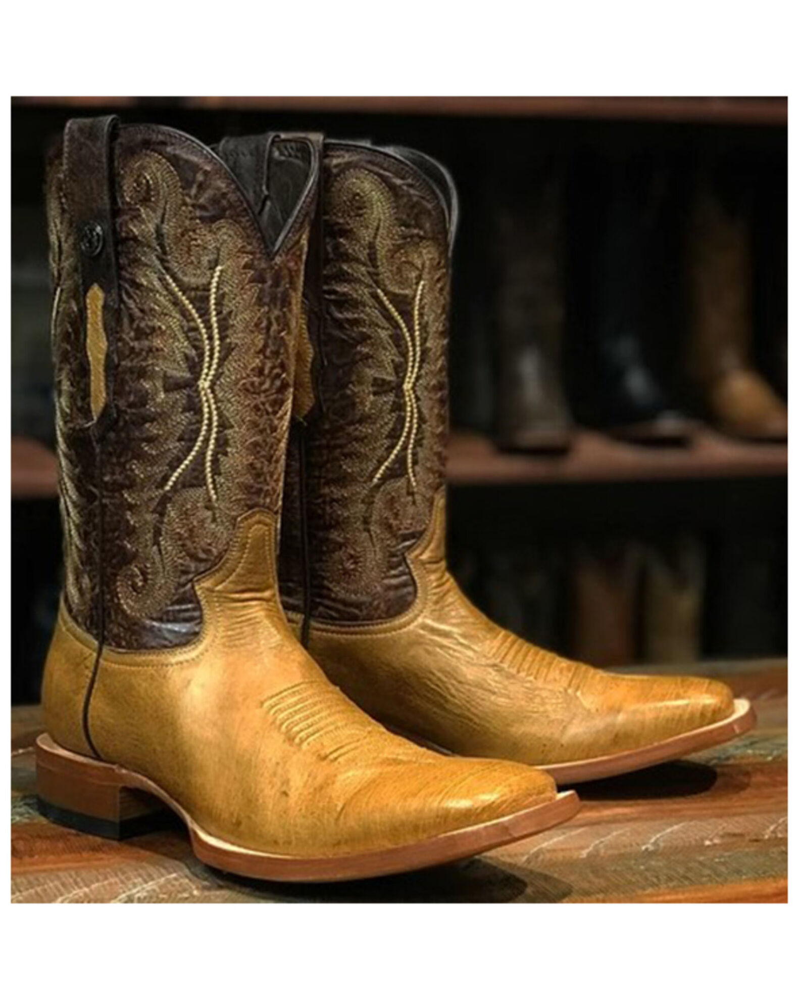 Tanner Mark Men s San Marcos Western Boots Broad Square Toe Boot Barn