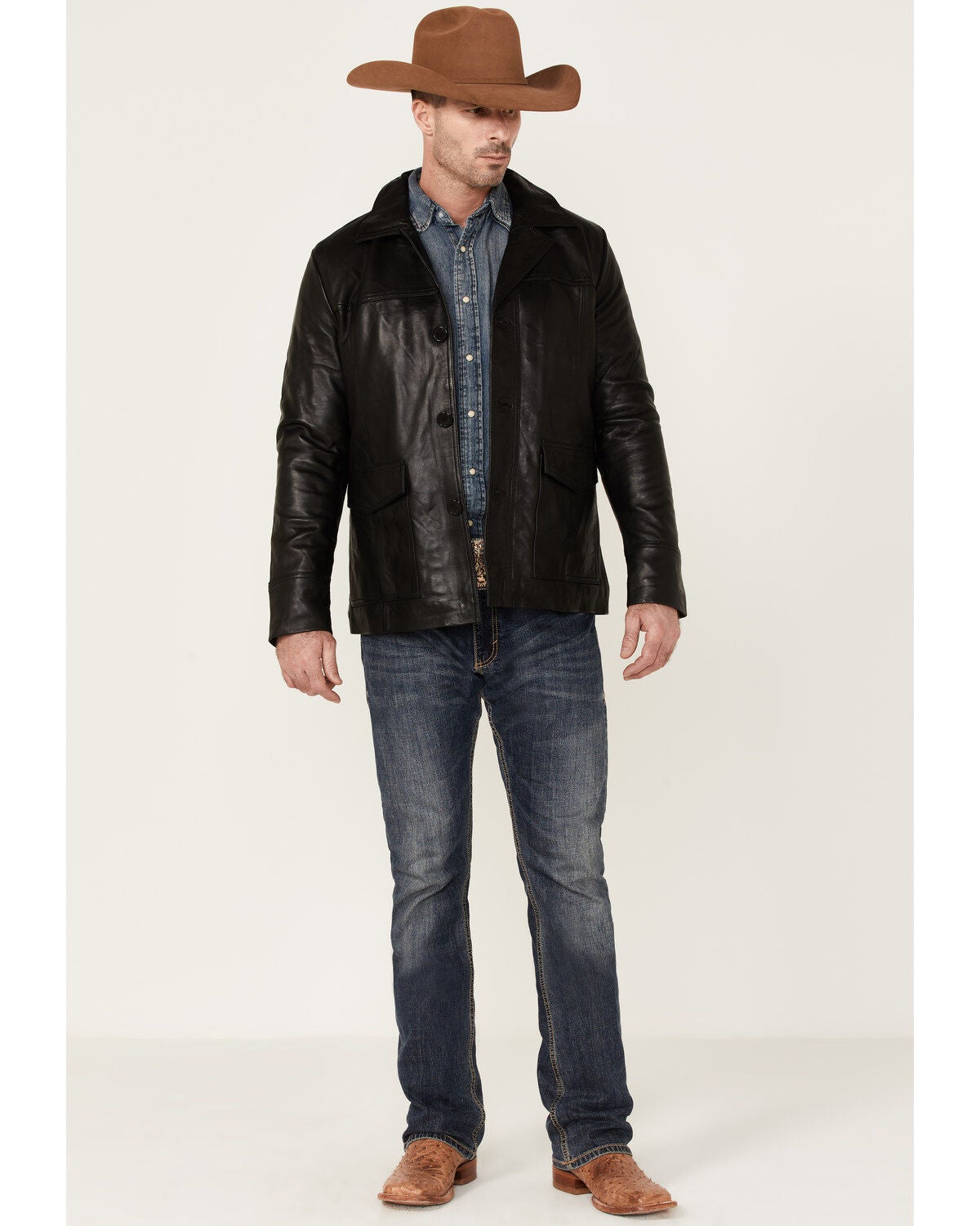 Leather Car Coat Jacket | Boot Barn