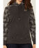 Hooey Women's Rope Like A Girl Bandana Print Pullover Hoodie Sweatshirt, Charcoal, hi-res