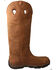Twisted X Men's 17" Viperguard Waterproof Snake Boots, Brown, hi-res