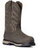 Image #1 - Ariat Women's Dark Storm Riveter Pull On H20 400G CSA Glacier Grip Work Boot - Composite Toe, Brown, hi-res