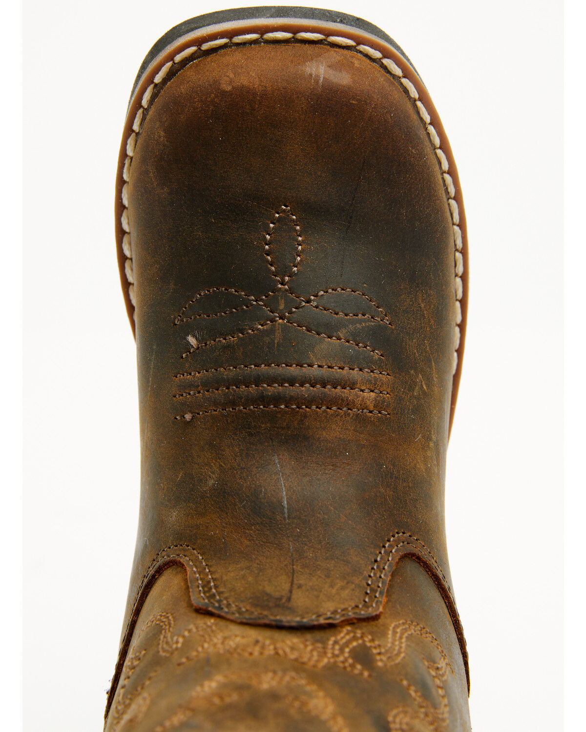 Image #6 - Cody James Toddler Boys' Little Nash Western Boots - Broad Square Toe, Brown, hi-res
