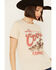 Image #2 - Coors Women's OG Coors Cowboy Short Sleeve Graphic Tee, Cream, hi-res