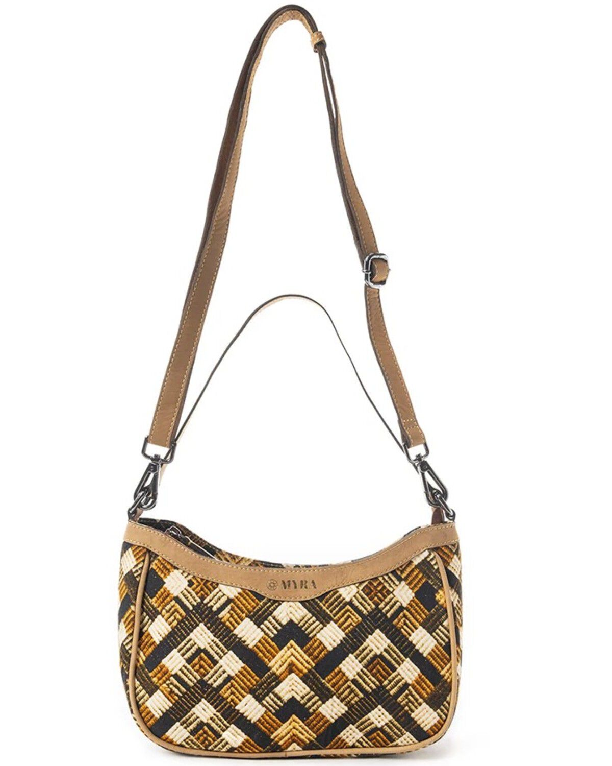 Image #1 - Myra Bag Women's Harvest Chevron Crossbody Bag, Multi, hi-res