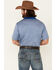 Cody James Core Men's Striped Short Sleeve Polo Shirt, Blue, hi-res
