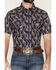 Image #3 - Cody James Men's Easy Livin' Paisley Print Short Sleeve Snap Western Shirt - Big, Navy, hi-res