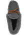 Image #4 - Lamo Footwear Women's Mila Charcoal Slippers - Moc Toe, , hi-res