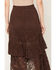 Image #4 - Shyanne Women's Mae High-Low Lace Midi Skirt, Cognac, hi-res