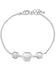 Montana Silversmiths Women's Charmed Chevron Silver Bracelet, Silver, hi-res