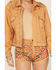 Understated Leather Women's Elvis Rhinestone Western Denim Snap Jacket, Rust Copper, hi-res