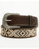Image #1 - Cody James Men's Tucker Southwestern Leather Belt, Black, hi-res