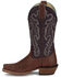 Image #3 - Justin Women's Breaking News Tall Western Boots - Square Toe, Dark Brown, hi-res