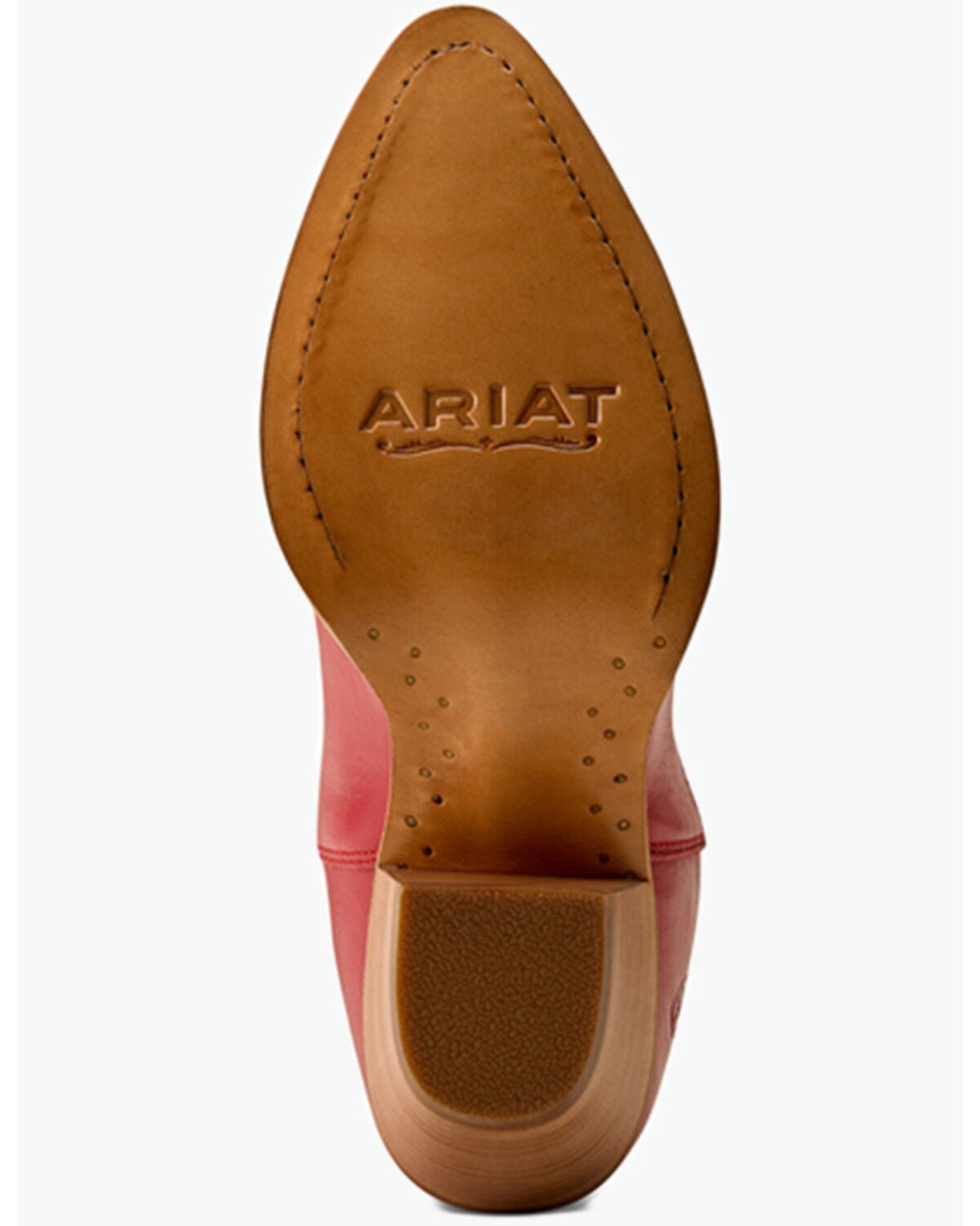 Image #5 - Ariat Women's Beaux Western Boots - Round Toe, Red, hi-res