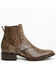 Image #2 - Cody James Men's Hash Exotic Python Western Ankle Boots - Broad Square Toe, Brown, hi-res