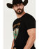 Image #2 - Cody James Men's Skull Cactus Short Sleeve Graphic T-Shirt, Brick Red, hi-res