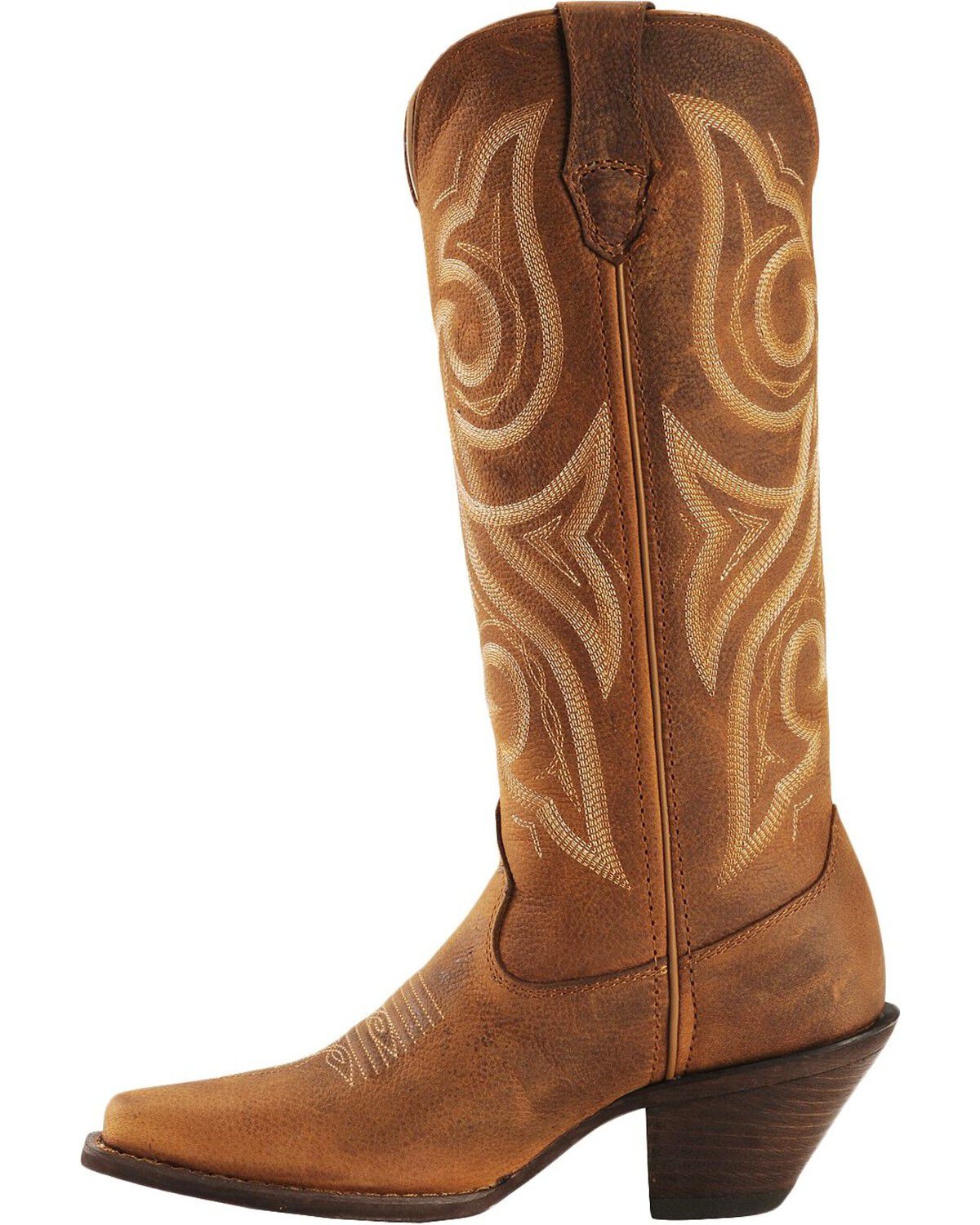 Image #3 - Durango Women's Crush Jealousy Western Boots, Cognac, hi-res