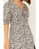 Beyond The Radar Women's Floral Print Split Leg Midi Dress, Blue, hi-res