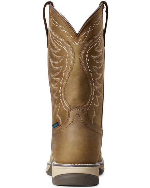 Image #3 - Ariat Women's Anthem Waterproof Western Performance Boots - Square Toe, Brown, hi-res