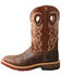 Twisted X Men's Waterproof Western Work Boots - Alloy Toe, Brown, hi-res