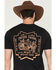 Image #4 - Sendero Provisions Men's Shootin' Hand! Salud! Short Sleeve Graphic T-Shirt, Black, hi-res