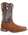 Image #1 - Georgia Boot Men's Carbo-Tec Elite Waterproof Pull On Safety Western Boots - Soft Toe, Brown, hi-res