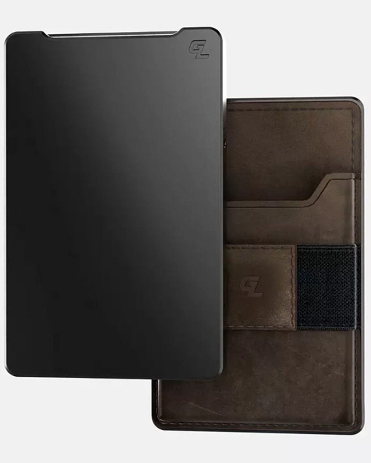 Groove Life Men's Anodized Aluminum Wallet, Brown, hi-res