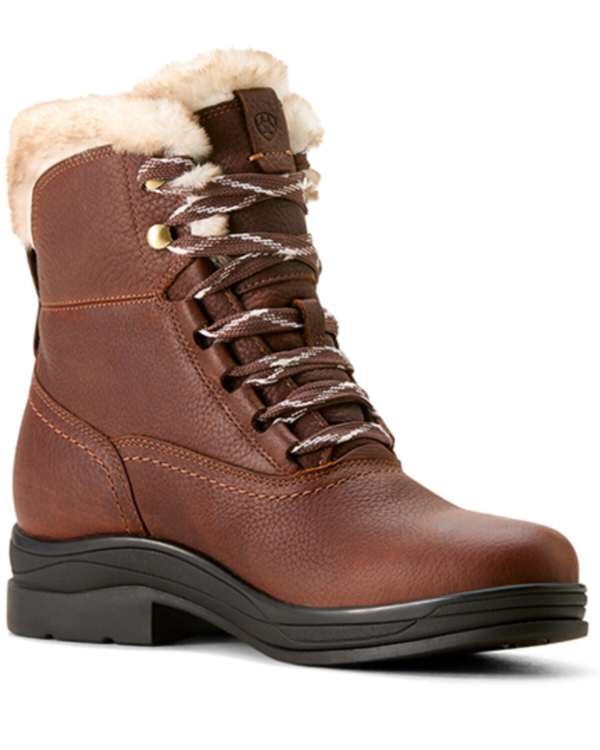Ariat Women's Harper Sherpa Waterproof Boots - Round Toe, Brown, hi-res
