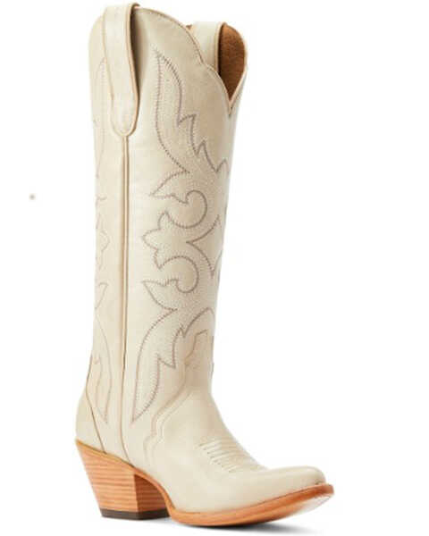 Image #1 - Ariat Women's Belinda Western Boots - Pointed Toe, Beige/khaki, hi-res
