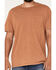Brothers & Sons Men's Solid Basic Short Sleeve Pocket T-Shirt , Bronze, hi-res