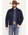 Image #1 - Zach Top X Kimes Ranch Men's Faux Wool Lined Denim Trucker Jacket, Indigo, hi-res