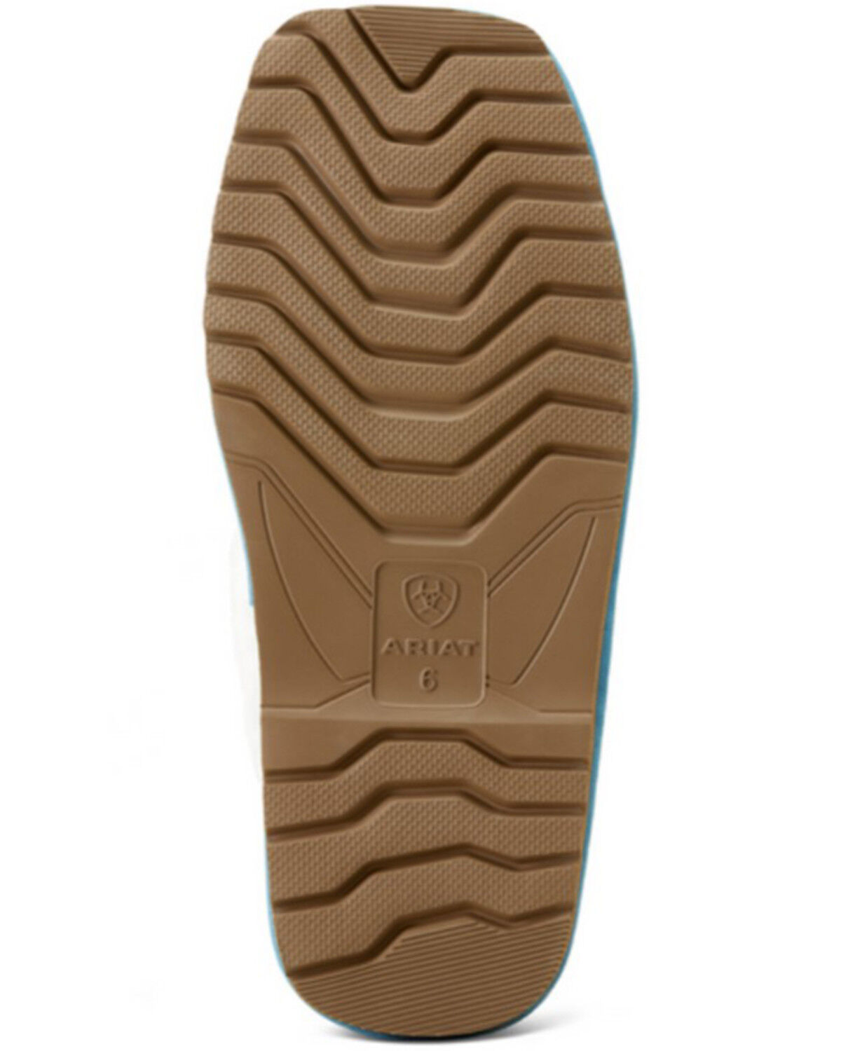 Image #4 - Ariat Women's Jackie Square Toe Slippers, Blue, hi-res