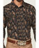 Image #3 - Cody James Men's Desert Dapper Paisley Print Long Sleeve Snap Western Shirt - Big, Navy, hi-res
