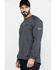 Image #3 - Ariat Men's FR Air Henley Long Sleeve Work Shirt, Charcoal, hi-res