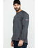 Image #3 - Ariat Men's FR Air Henley Long Sleeve Work Shirt , Charcoal, hi-res