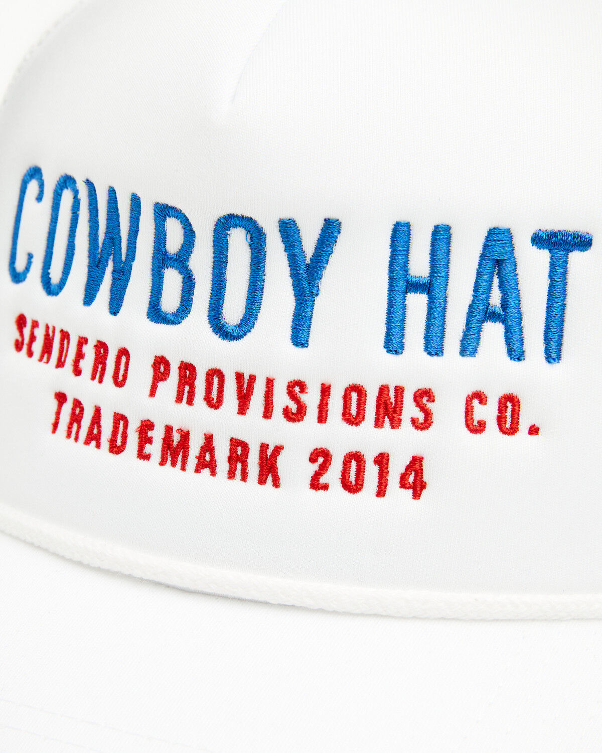 Image #2 - Sendero Provisions Men's Cowboy Hat Ball Cap, Red/white/blue, hi-res