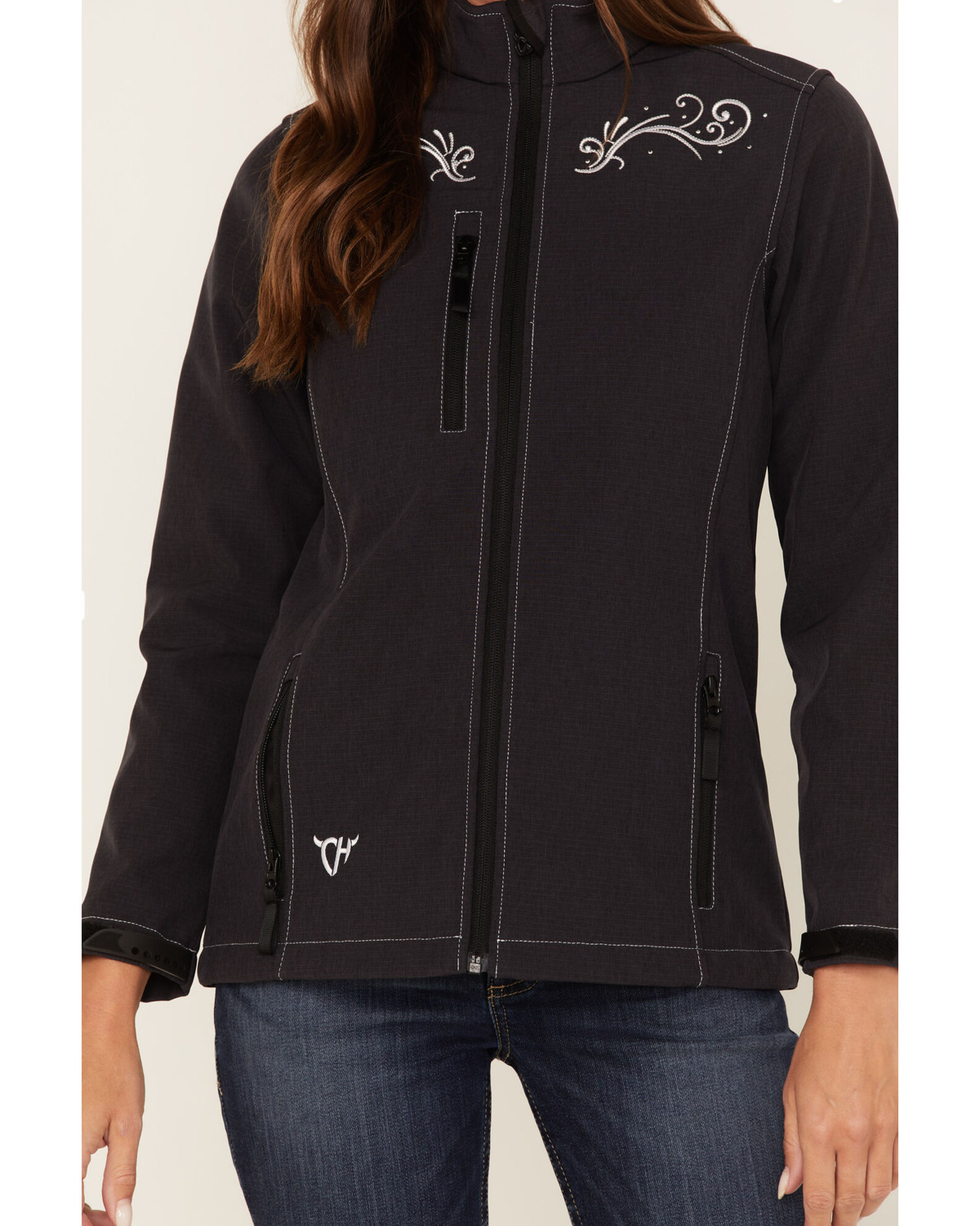 Cowgirl Hardware Women s Simple Swirls Softshell Jacket Pueblo Mall