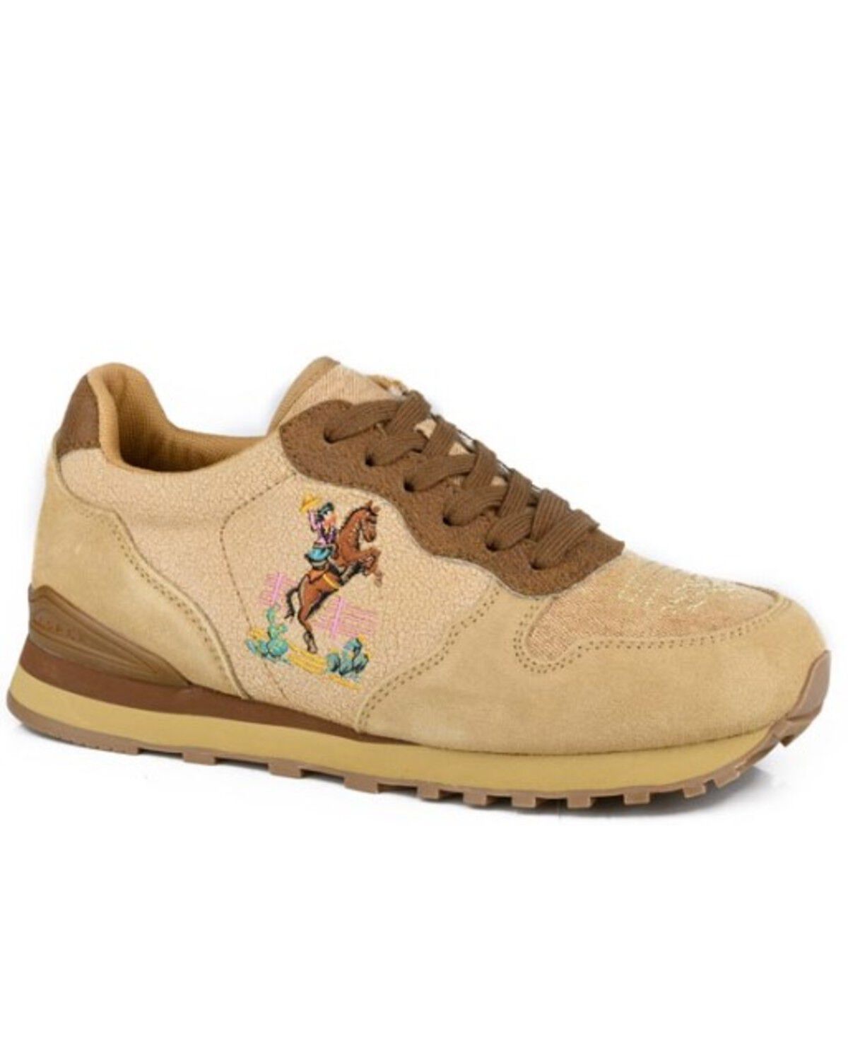Image #1 - Roper Women's Giddy Up Rider Casual Shoes, Tan, hi-res