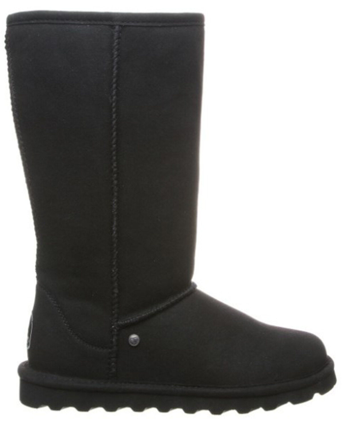 Image #2 - Bearpaw Women's Elle Short Vegan Casual Boots - Round Toe, Black, hi-res