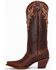 Shyanne Women's Mariel Floral Embroidered Studded Concho Western Boots - Snip Toe, Brown, hi-res